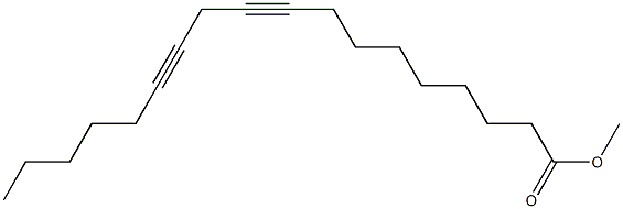 9,12-Octadecadiynoic acid, methyl ester Structure