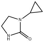 2-Imidazolidinone, 1-cyclopropyl- 구조식 이미지