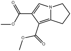 dimethyl 6,7-dihydro-5H-pyrrolizine-1,2-dicarboxylate Structure