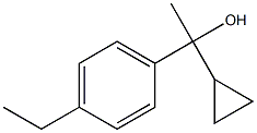 1-cyclopropyl-1-(4-ethylphenyl)ethanol 구조식 이미지