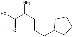 Cyclopentanepentanoic acid, a-amino- Structure