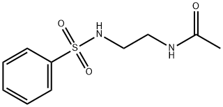 Acetamide,N-[2-[(phenylsulfonyl)amino]ethyl]- 구조식 이미지