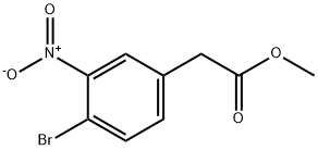 METHYL 2-(4-BROMO-3-NITROPHENYL)ACETATE Structure