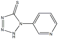 1-pyridin-3-yl-2H-tetrazole-5-thione Structure
