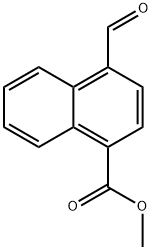 METHYL 4-FORMYL-1-NAPHTHOATE Structure