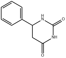 2,4(1H,3H)-Pyrimidinedione,dihydro-6-phenyl- Structure