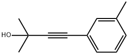 3-Butyn-2-ol, 2-methyl-4-(3-methylphenyl)- 구조식 이미지
