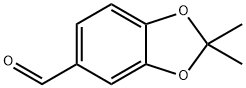 1,3-Benzodioxole-5-carboxaldehyde, 2,2-dimethyl- 구조식 이미지