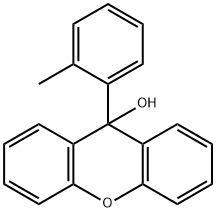 9H-Xanthen-9-ol,9-(2-methylphenyl)- 구조식 이미지