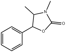 3,4-dimethyl-5-phenyl-oxazolidin-2-one 구조식 이미지