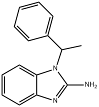 1-(1-phenylethyl)-2,3-dihydro-1H-1,3-benzodiazol-2-imine 구조식 이미지