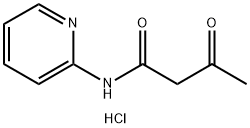 Butanamide, 3-oxo-N-2-pyridinyl- Structure