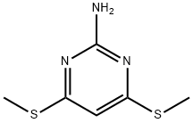 2-Pyrimidinamine,4,6-bis(methylthio)- 구조식 이미지