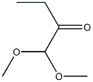 1,1-dimethoxybutan-2-one Structure
