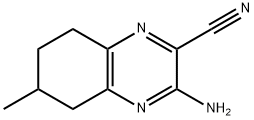 2-Quinoxalinecarbonitrile,3-amino-5,6,7,8-tetrahydro-6-methyl- 구조식 이미지