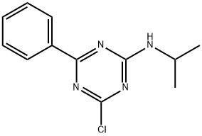 4-CHLORO-N-ISOPROPYL-6-PHENYL-1,3,5-TRIAZIN-2-AMINE 구조식 이미지