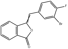 3-(3-BROMO-4-FLUOROBENZYL)ISOBENZOFURAN-1(3H)-ONE Structure