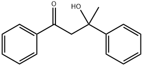 1-Butanone, 3-hydroxy-1,3-diphenyl- Structure