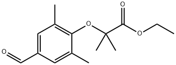 2-(4-formyl-2,6-dimethylphenoxy)-2-methylpropanoate Structure