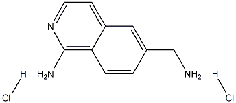 6-(AMINOMETHYL)ISOQUINOLIN-1-AMINE 2HCL Structure