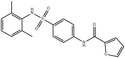 N-(4-{[(2,6-dimethylphenyl)amino]sulfonyl}phenyl)-2-furamide Structure