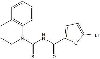 5-bromo-N-(3,4-dihydro-2H-quinoline-1-carbothioyl)furan-2-carboxamide Structure