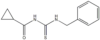 N-[(benzylamino)carbonothioyl]cyclopropanecarboxamide 구조식 이미지