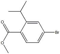 4-Bromo-2-isopropyl-benzoic acid methyl ester Structure