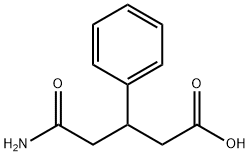 5-amino-5-oxo-3-phenylpentanoic acid Structure