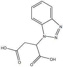 Butanedioic acid,2-(1H-benzotriazol-1-yl)- 구조식 이미지