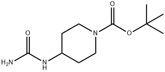tert-butyl 4-(carbamoylamino)piperidine-1-carboxylate 구조식 이미지