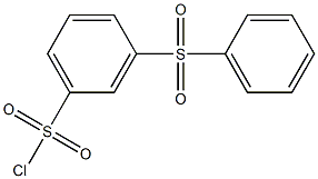 Benzenesulfonyl chloride, 3-(phenylsulfonyl)- Structure