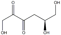 2,3-Hexanedione, 1,5,6-trihydroxy-, (S)- Structure