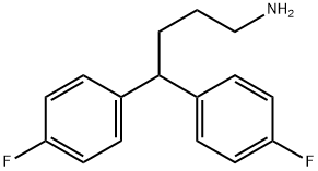 4,4-bis(4-fluorophenyl)butan-1-amine Structure