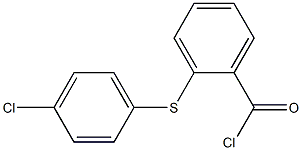 Benzoyl chloride, 2-[(4-chlorophenyl)thio]- Structure