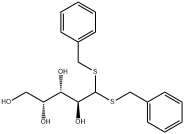 D-Lyxose,bis(phenylmethyl) dithioacetal (9CI) Structure