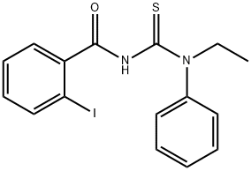 N-{[ethyl(phenyl)amino]carbonothioyl}-2-iodobenzamide Structure