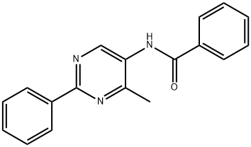 Benzamide, N-(4-methyl-2-phenyl-5-pyrimidinyl)- Structure