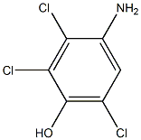 Phenol, 4-amino-2,3,6-trichloro- 구조식 이미지