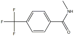 Benzamide, N-methyl-4-(trifluoromethyl)- Structure