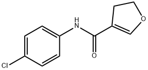 N-(4-chlorophenyl)-4,5-dihydrofuran-3-carboxamide 구조식 이미지