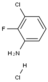 Benzenamine, 3-chloro-2-fluoro-, hydrochloride 구조식 이미지