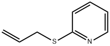 Pyridine,2-(2-propen-1-ylthio)- 구조식 이미지