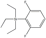 Silane, (2,6-difluorophenyl)triethyl- 구조식 이미지