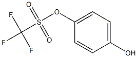 Methanesulfonic acid, trifluoro-, 4-hydroxyphenyl ester Structure