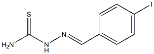 Hydrazinecarbothioamide, 2-[(4-iodophenyl)methylene]- Structure