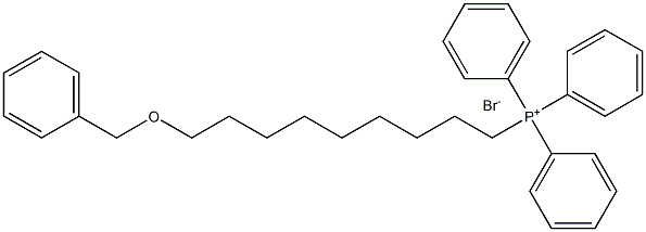 Phosphonium, triphenyl[9-(phenylmethoxy)nonyl]-, bromide Structure