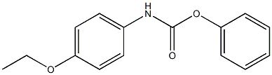 Carbamic acid, (4-ethoxyphenyl)-, phenyl ester Structure