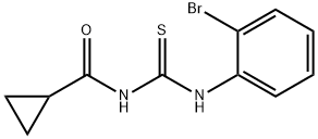 N-{[(2-bromophenyl)amino]carbonothioyl}cyclopropanecarboxamide Structure