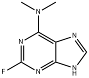 9H-Purin-6-amine,2-fluoro-N,N-dimethyl- Structure